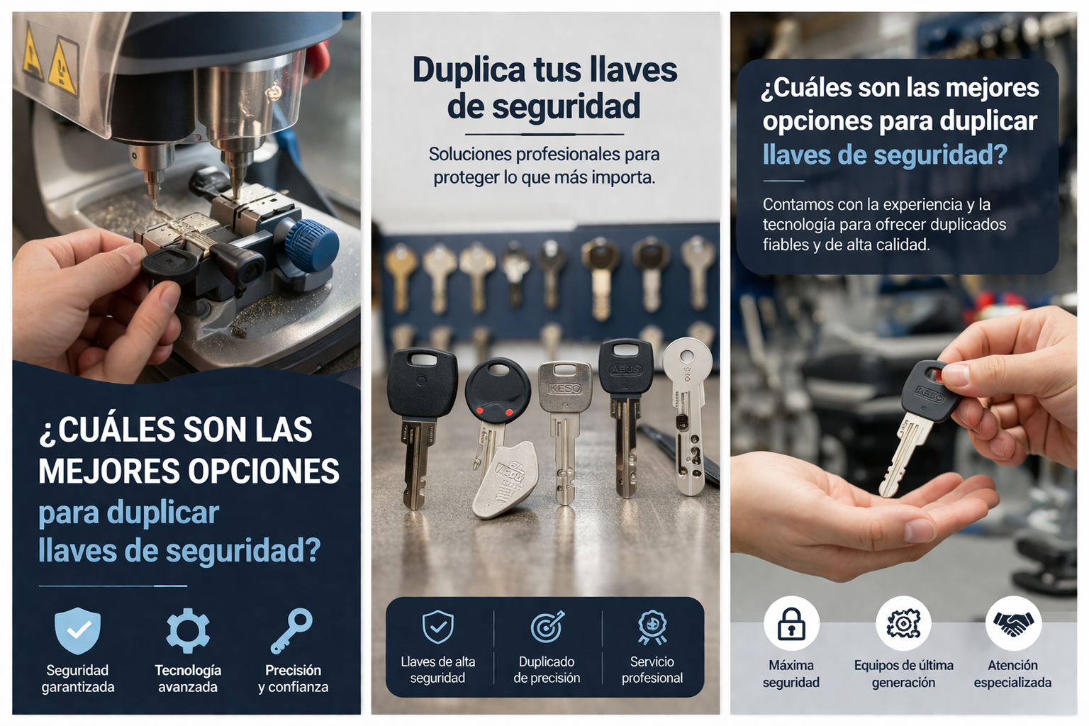 Cuales son las mejores opciones para duplicar llaves de seguridad Barcelona - &iquest;Cu&aacute;les son las mejores opciones para duplicar llaves de seguridad en Barcelona?