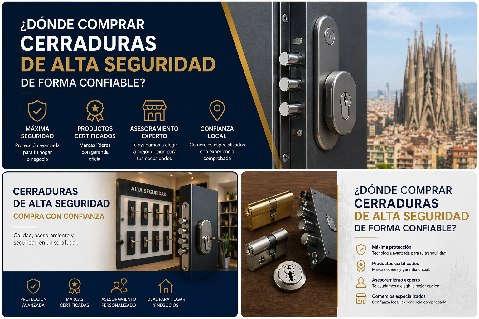 Donde comprar cerraduras de alta seguridad de forma confiable - &iquest;D&oacute;nde comprar cerraduras de alta seguridad en Barcelona de forma confiable?