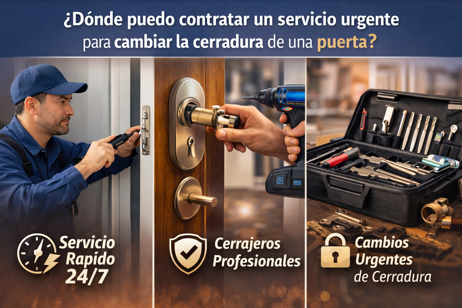 ¿Dónde puedo contratar un servicio urgente para cambiar la cerradura de una puerta en Barcelona? Donde puedo contratar un servicio urgente para cambiar la cerradura de una puerta Barcelona - ¿Dónde puedo contratar un servicio urgente para cambiar la cerradura de una puerta en Barcelona?
