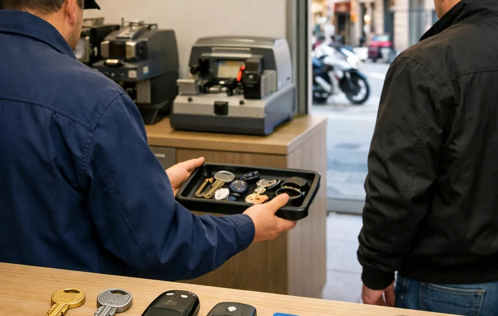 Cerrajero en Barcelona entrega duplicados de llaves; Que servicios de duplicacion de llaves son mas comunes en Barcelona.